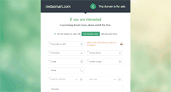 Desktop Screenshot of metasmart.com